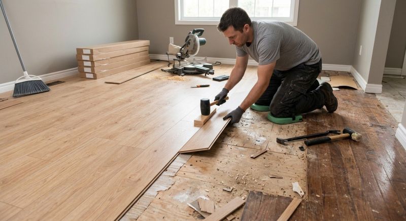 Laminate Floor Installation in Langley, WA