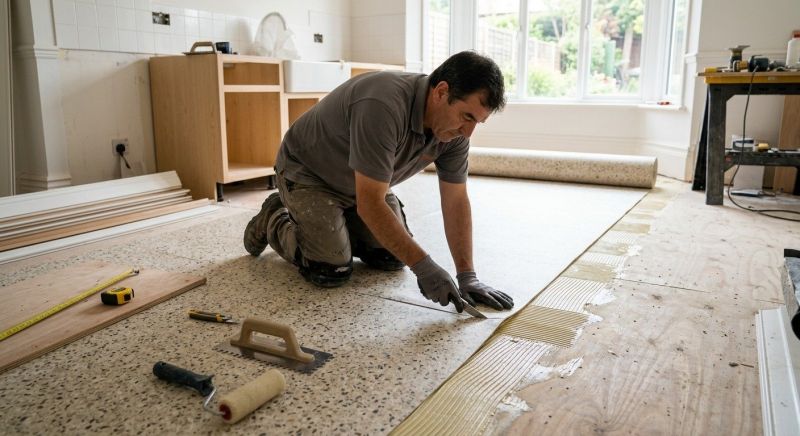 Linoleum Floor Installation in Langley, WA
