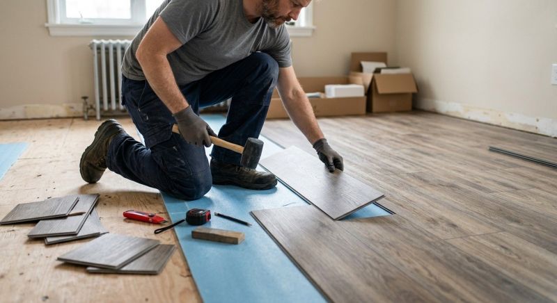 Linoleum Floor Installation in Langley, WA