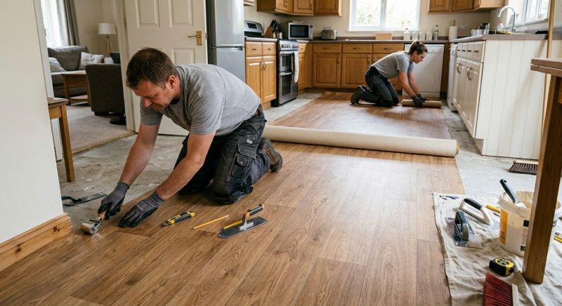 Linoleum Floor Installation in Everett, WA