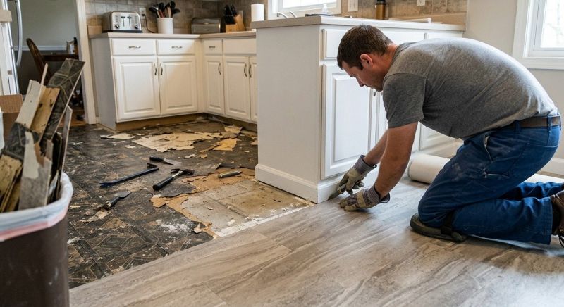 Linoleum Floor Installation in Snohomish, WA