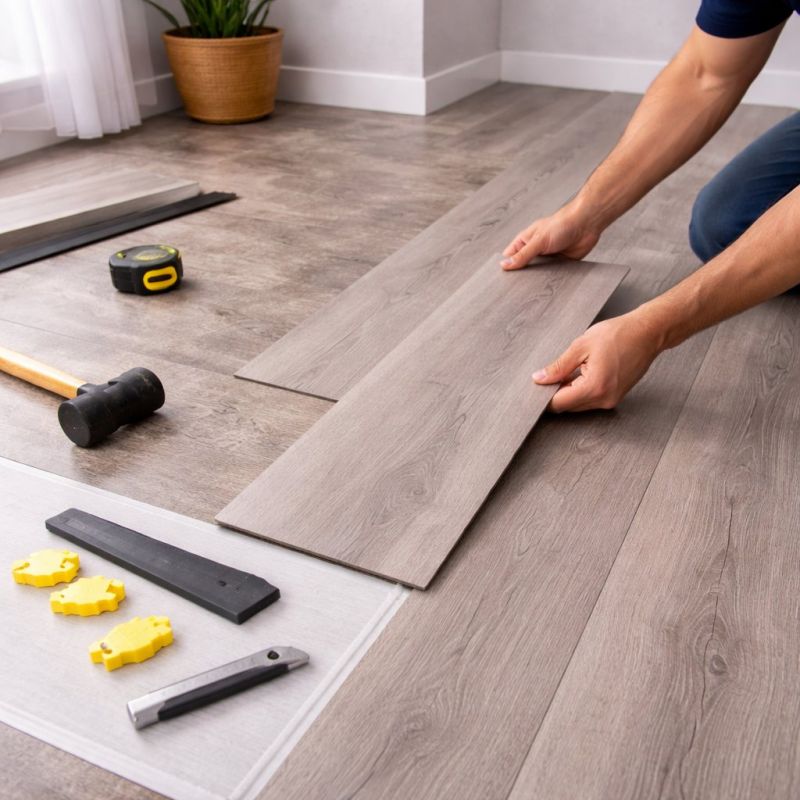 Luxury Vinyl Tile Installation in Langley, WA
