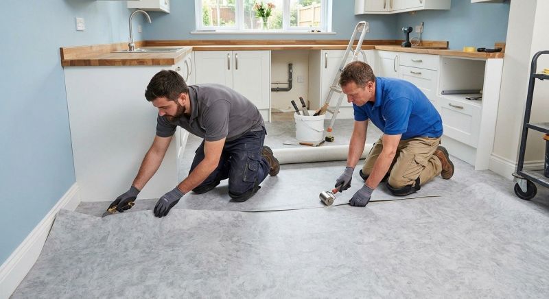 Sheet Linoleum Installation in Everett, WA