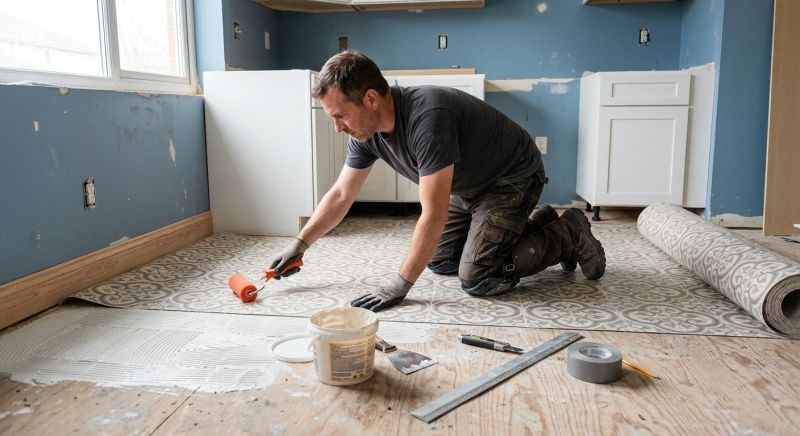 Sheet Linoleum Installation in Seattle, WA