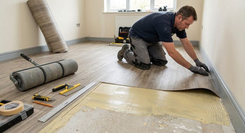 Sheet Vinyl Installation in Everett, WA
