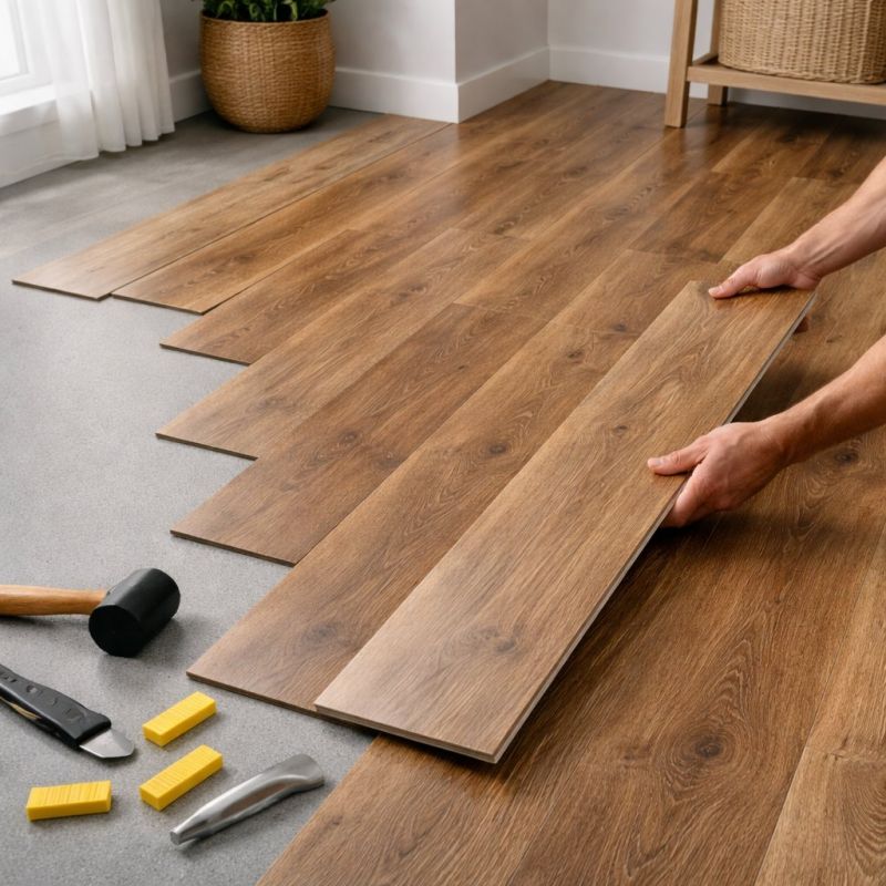 Vinyl Plank Floor Installation in Everett, WA