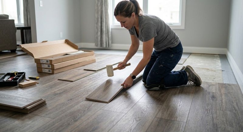 Vinyl Plank Floor Installation in Everett, WA