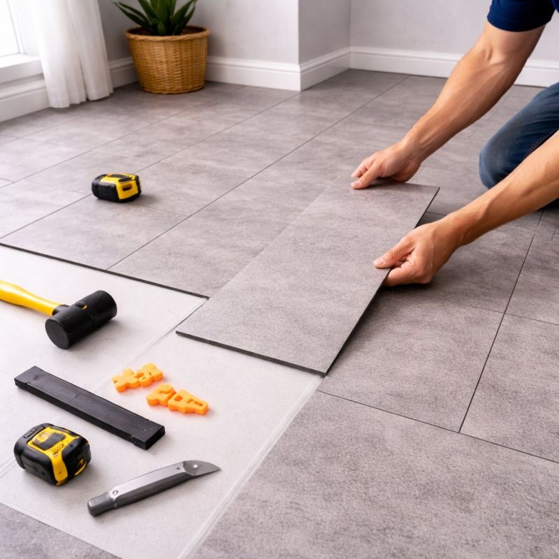 Vinyl Tile Installation in Everett, WA